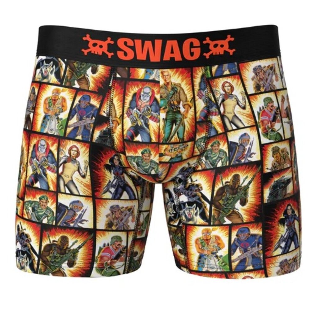 Mens Swag G.I. GI JOE Boxer Briefs Size Sm M L XL XXL Movie Classic Toy Army NEW